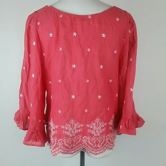 AMERICAN EAGLE OUTFITTERS l Crop Sheer Boho D7 - Picture 4 of 7